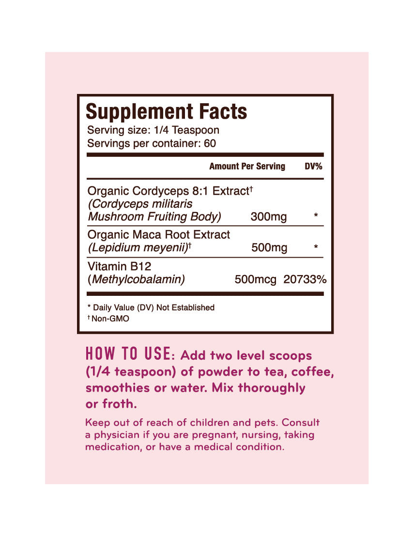 Vitality Ultra Potent Mushroom + Functional Extract Powder